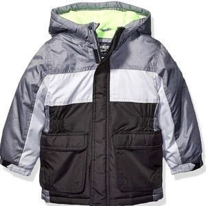 Heavyweight Colorblock Puffer Coat